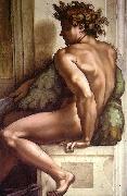 Michelangelo Buonarroti Ignudo Sweden oil painting reproduction